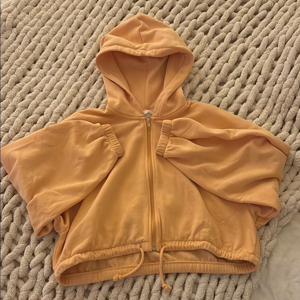H&M Orange Sporty Hooded Jacket